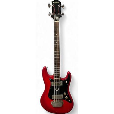 Epiphone Used Epiphone et-280 Candy Red Burst Electric Bass Guitar