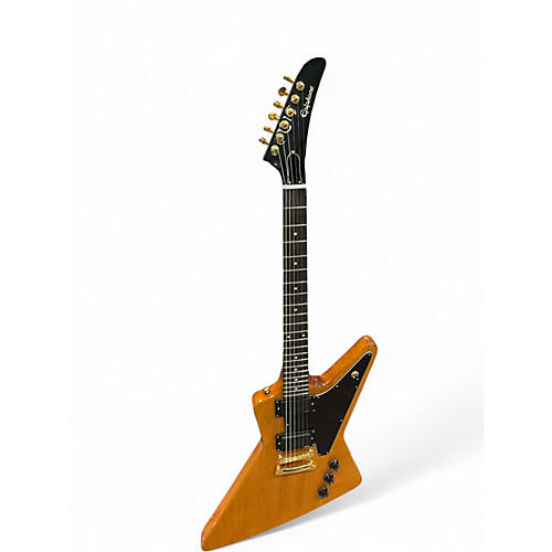 Used Epiphone explorer outfit Natural Solid Body Electric Guitar Natural