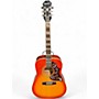 Used Epiphone hummingbird sunburst Acoustic Electric Guitar sunburst