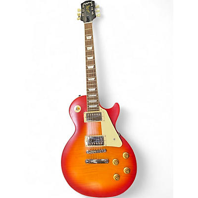 Used Epiphone inspired by gibson 1959 les paul Cherry Sunburst Solid Body Electric Guitar