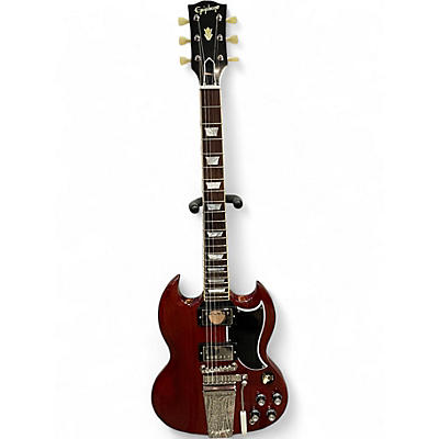 Used Epiphone inspired by gibson 1964 SG standard Cherry Solid Body Electric Guitar