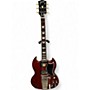 Used Epiphone inspired by gibson 1964 SG standard Cherry Solid Body Electric Guitar Cherry