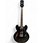 Used Epiphone inspired by gibson ES-335 Black Solid Body Electric Guitar Black