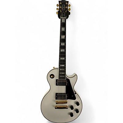 Epiphone Used Epiphone inspired by gibson les paul custom Arctic White Solid Body Electric Guitar