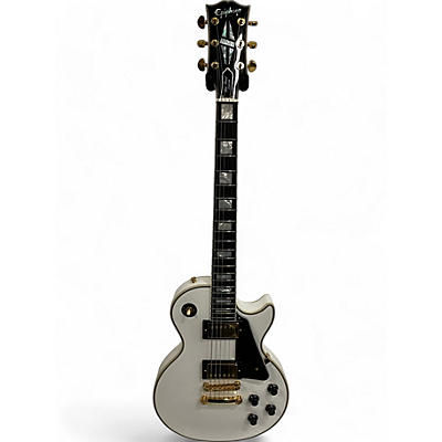 Epiphone Used Epiphone inspired by gibson les paul custom alpine white Solid Body Electric Guitar