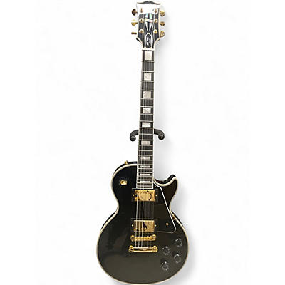 Used Epiphone inspired by gibson les paul custom ebony Solid Body Electric Guitar