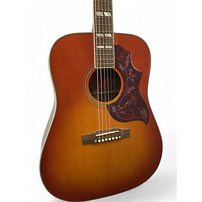 Epiphone Used Epiphone inspired by hummingbird Heritage Cherry Sunburst Acoustic Electric Guitar