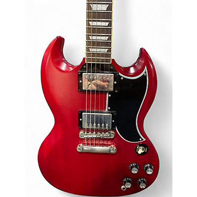 Used Epiphone inspired by sg Cherry Solid Body Electric Guitar