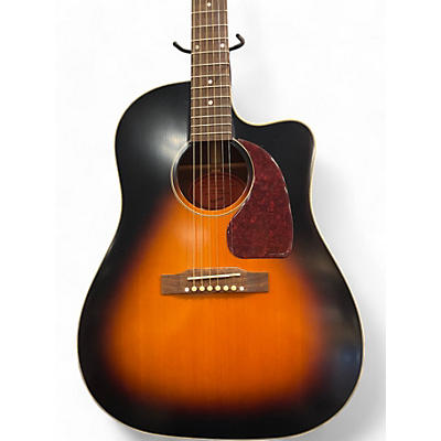 Used Epiphone j 45 ec Sunburst Acoustic Electric Guitar