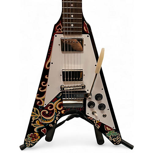 Used Epiphone jimi Hendrix flying v love drops Solid Body Electric Guitar love drops