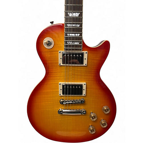 Used Epiphone les paul 1960 tribute plus Cherry Sunburst Solid Body Electric Guitar Cherry Sunburst