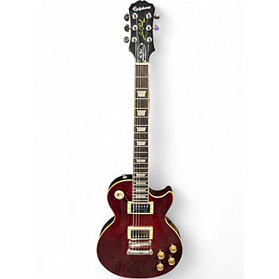 Used Epiphone les paul 1960 tribute plus Wine Red Solid Body Electric Guitar