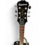 Used Epiphone les paul Black Solid Body Electric Guitar Black
