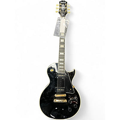 Used Epiphone les paul custom P90 Black Solid Body Electric Guitar