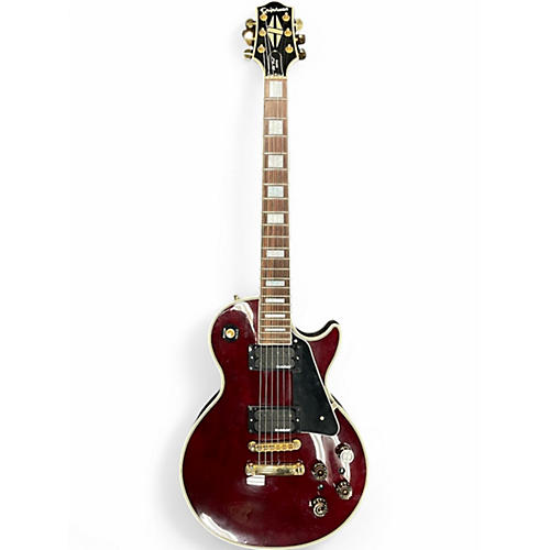 Used Epiphone les paul custom elite Wine Red Solid Body Electric Guitar Wine Red