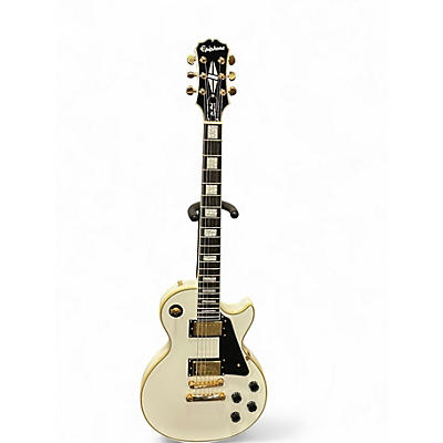 Used Epiphone les paul custom lite Alpine White Solid Body Electric Guitar