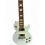 Used Epiphone les paul light blue Solid Body Electric Guitar light blue