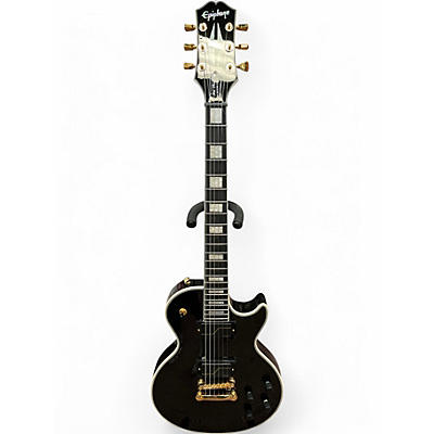 Used Epiphone les paul mkh origions custom Black Solid Body Electric Guitar