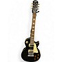 Used Epiphone les paul model Black Solid Body Electric Guitar Black