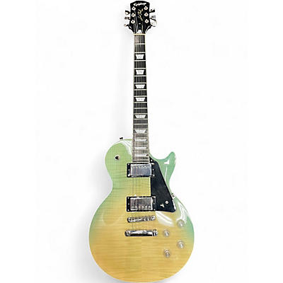 Used Epiphone les paul modern figured caribbean blue Solid Body Electric Guitar