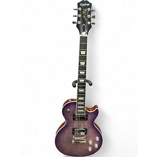 Used Epiphone les paul modern figured purple burst Solid Body Electric Guitar purple burst