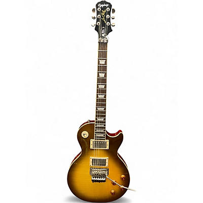 Used Epiphone les paul plus top pro/fx Iced Tea burst Solid Body Electric Guitar