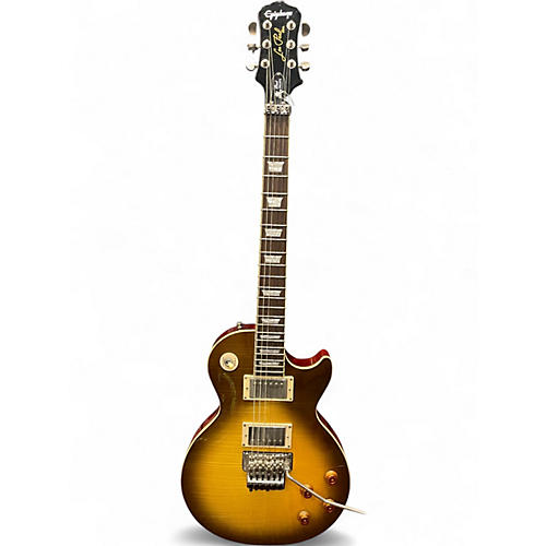 Used Epiphone les paul plus top pro/fx Iced Tea burst Solid Body Electric Guitar Iced Tea burst