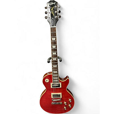 Used Epiphone les paul standard 60's Fuschia Solid Body Electric Guitar