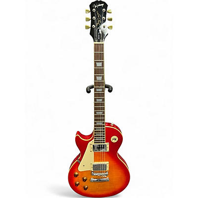 Used Epiphone les paul standard left handed sunburst Solid Body Electric Guitar