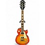 Used Epiphone les paul standard quilt top Cherry Sunburst Solid Body Electric Guitar Cherry Sunburst