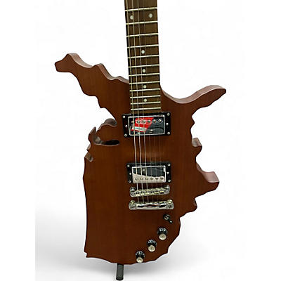 Used Epiphone map guitar brown Solid Body Electric Guitar