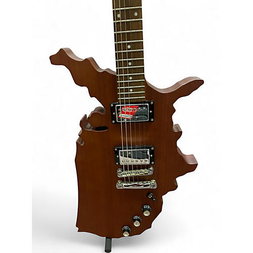 Used Epiphone map guitar brown Solid Body Electric Guitar brown
