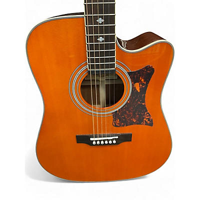 Used Epiphone master dme Vintage Natural Acoustic Electric Guitar