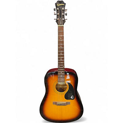 Used Epiphone pr-100 2 Color Sunburst Acoustic Guitar
