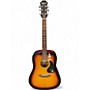 Used Epiphone pr-100 2 Color Sunburst Acoustic Guitar 2 Color Sunburst