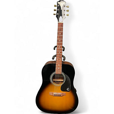 Used Epiphone pro-1  vs Vintage Sunburst Acoustic Guitar