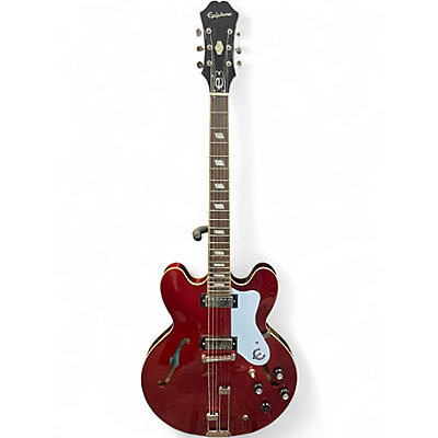 Used Epiphone rivera Red Hollow Body Electric Guitar