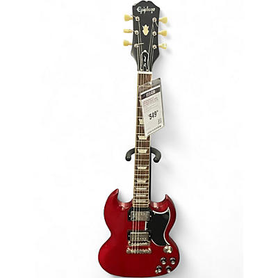 Used Epiphone sg 61' inspired by Gibson Cherry Solid Body Electric Guitar