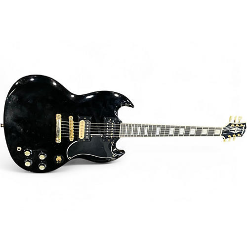 Used Epiphone sg custom Black Solid Body Electric Guitar Black