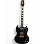 Used Epiphone sg custom Ebony Solid Body Electric Guitar Ebony