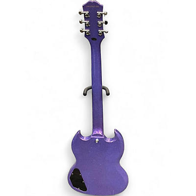 Used Epiphone sg custom puprple sparkle Solid Body Electric Guitar