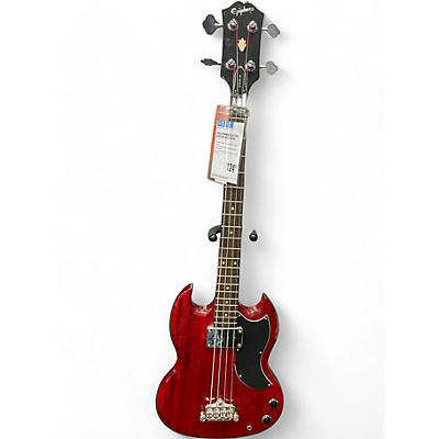 Epiphone Used Epiphone sg e1 Red Electric Bass Guitar