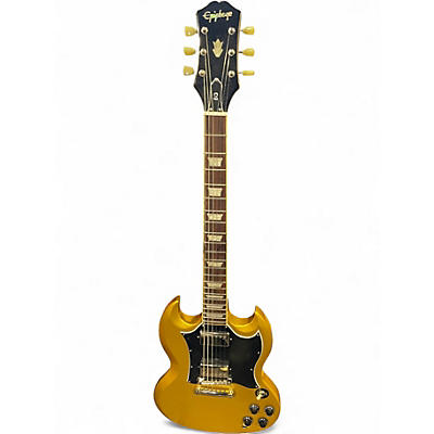 Used Epiphone sg traditional pro Gold Solid Body Electric Guitar