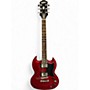 Used Epiphone sg tribute red Solid Body Electric Guitar red