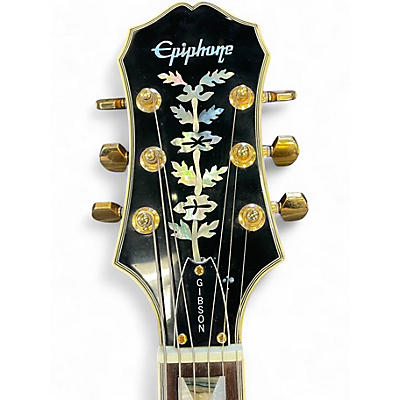 Used Epiphone sheraton Natural Hollow Body Electric Guitar