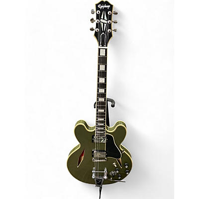 Epiphone Used Epiphone shinichi ubukata ES335 OLIVE GREEN Hollow Body Electric Guitar