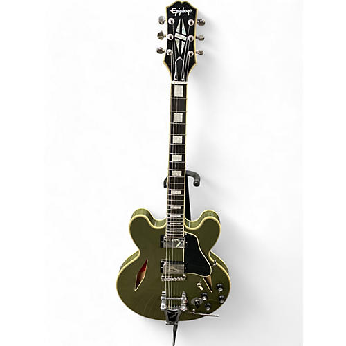 Epiphone Used Epiphone shinichi ubukata ES335 OLIVE GREEN Hollow Body Electric Guitar OLIVE GREEN