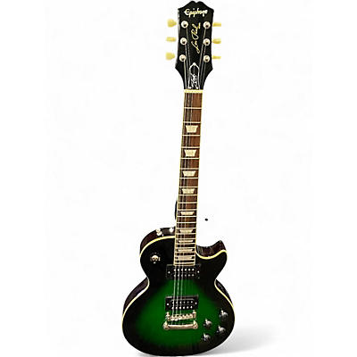 Used Epiphone  slash standard  GREEN BURST Solid Body Electric Guitar