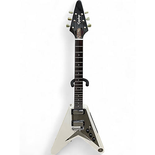 Used Epiphone v White Solid Body Electric Guitar White