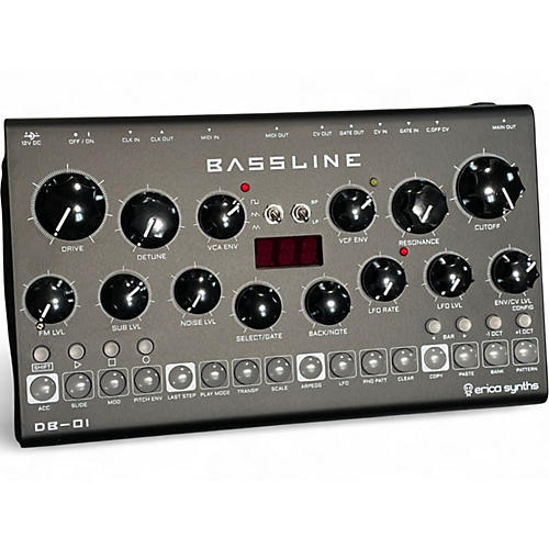 Used Erica Synths BASSLINE DB-01 Synthesizer